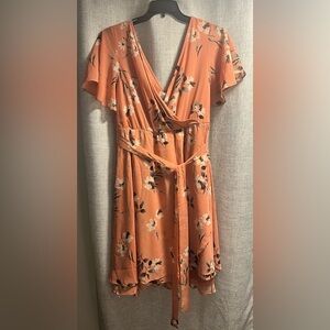 NWT Torrid floral chiffon dress. Size 2x